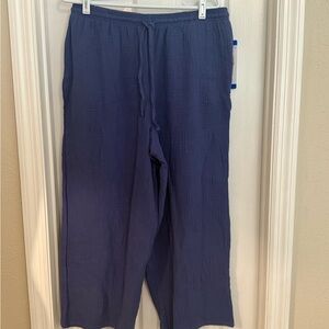 Jessica Simpson Navy Wide-Leg Pants